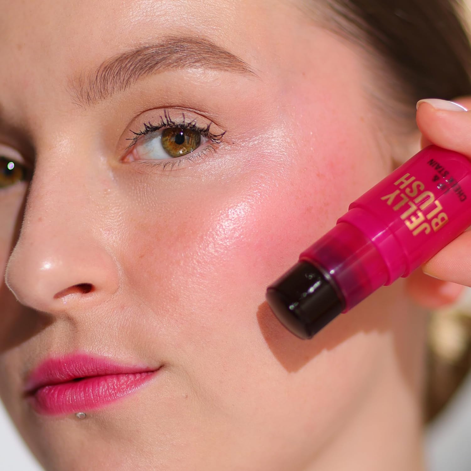 Revolution Beauty, Jelly Blush Stick Lip & Cheek Stain, Long-Lasting & Buildable with Hyaluronic Acid & Aloe, Vegan & Cruelty-Free, Peach Orange : Amazon.co.uk: Beauty