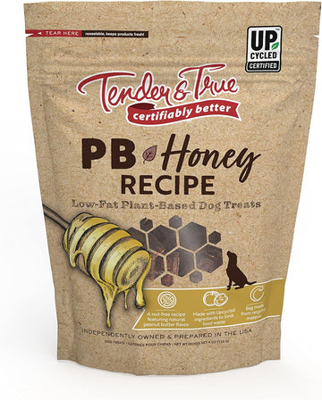 Tender & True Pb+ Honey Low-Fat Dog Jerky Treats