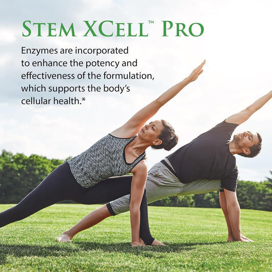 Enzyme Science™ Stem XCell™ Pro, 60 Capsules – Antioxidant Support for Cellular and Immune Health – Helps Protect from Oxidative Damage with Green Tea – Stem Cell Health Supplement