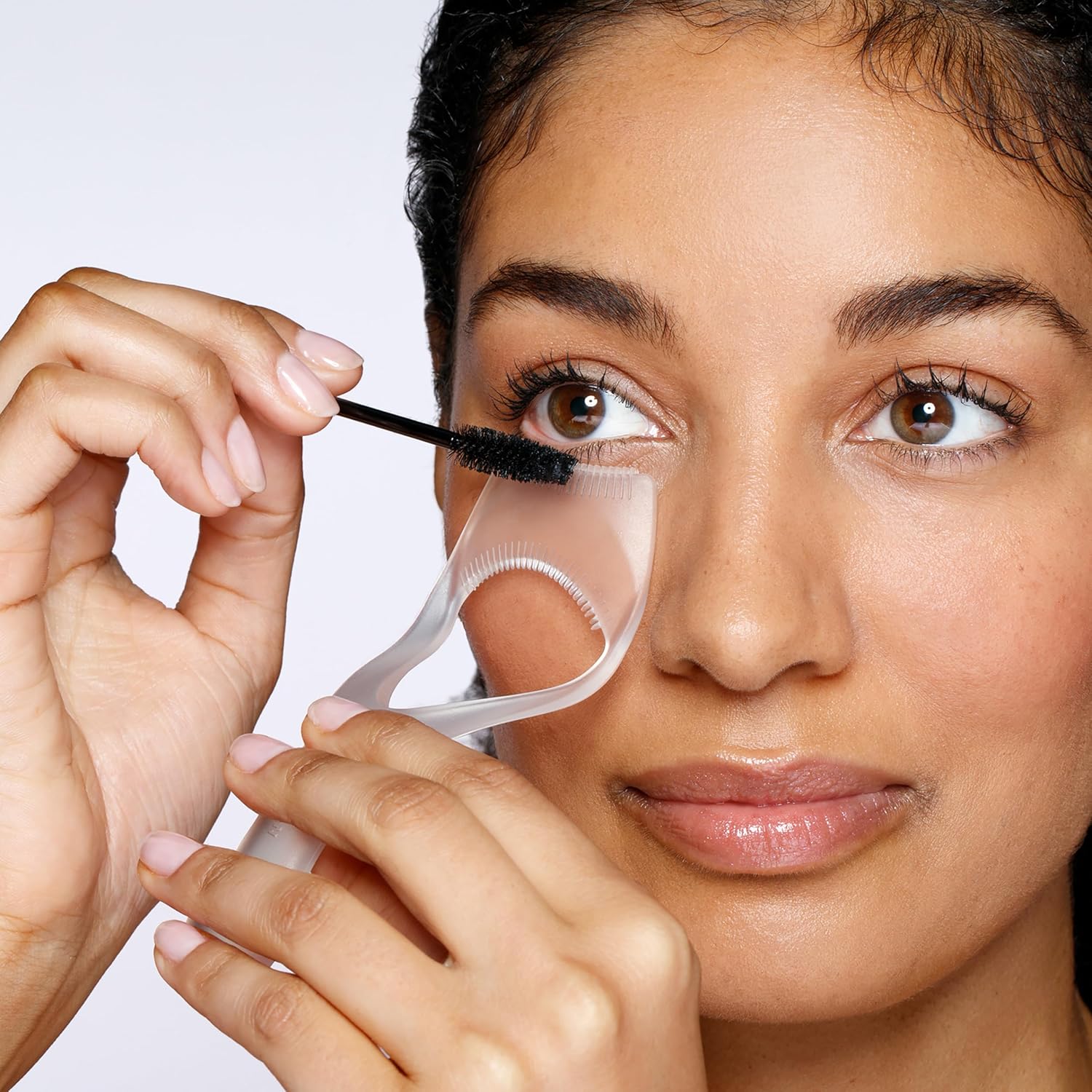 Tweezerman Studio Collection Eyelash Stencil, Make Up Protection for Clean Mascara, Transparent : Amazon.co.uk: Beauty