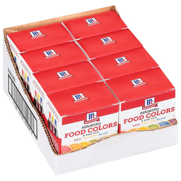 McCormick Assorted Food Colors & Egg Dye, 1.5 fl oz (Pack of 8)