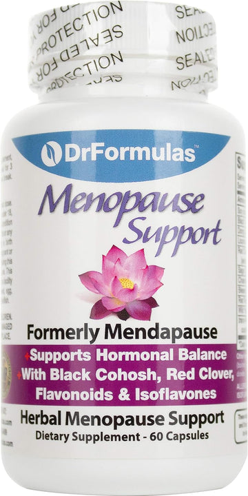 DrFormulas Menopause Supplement for Hot Flashes, Night Sweats, and Mood Swings Relief with DIM, Dong Quai, Black Cohosh, 60 Count