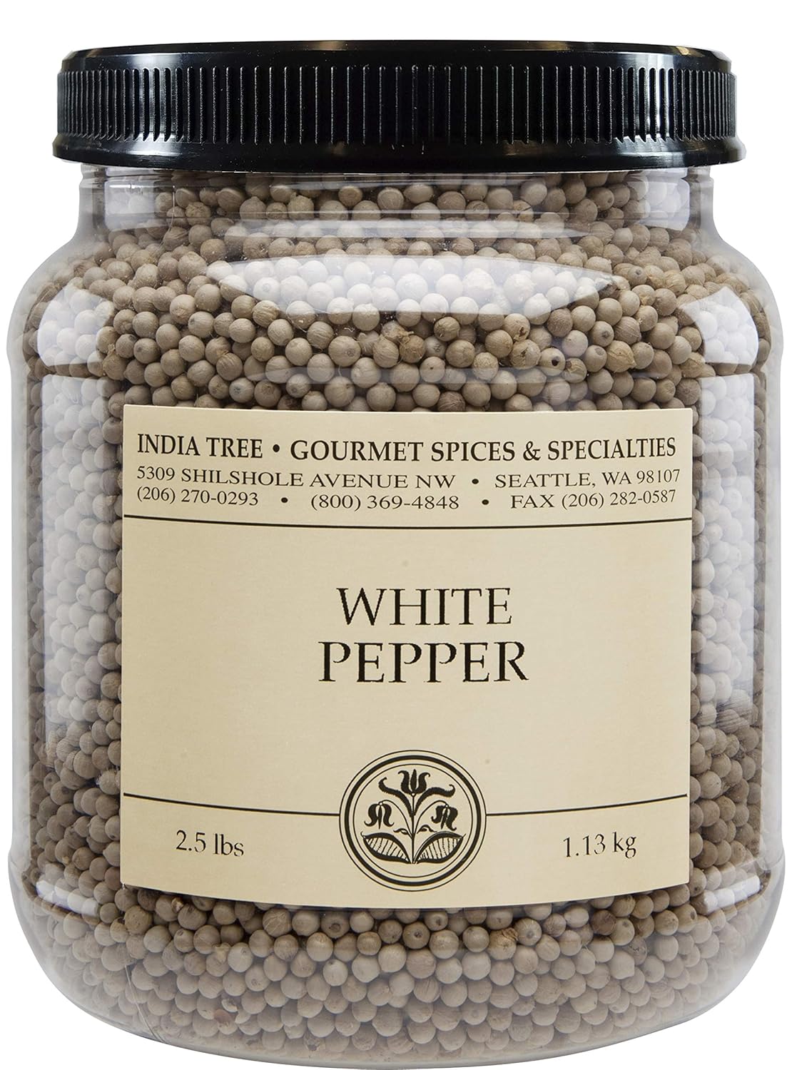 India Tree White Pepper, 2.5 Lb