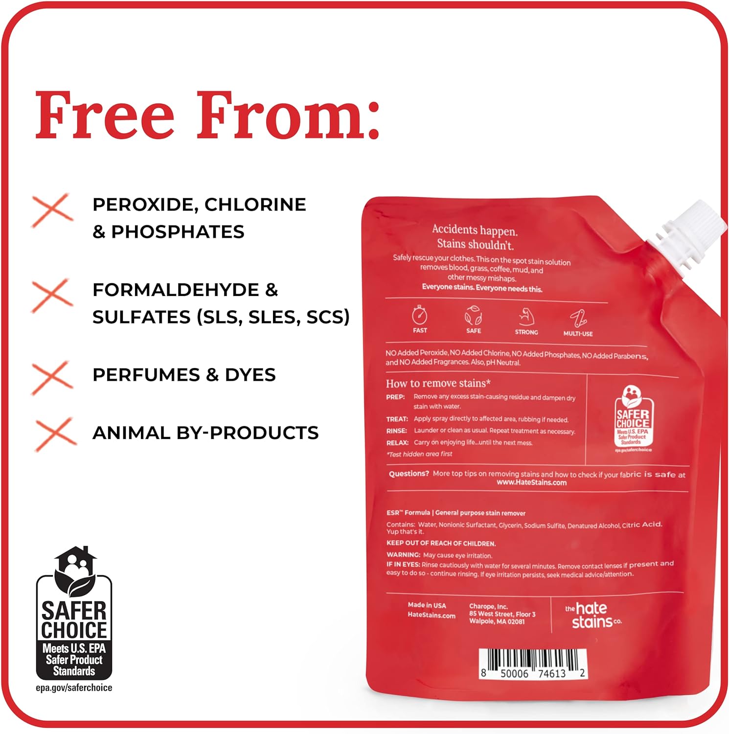 Emergency Stain Rescue 16oz Refill Pouch : Health & Household