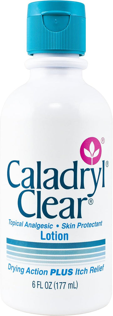 Lotion For Dry Skin By Caladryl, Topical Analgesic For Itch Relief, 6 Fl Oz