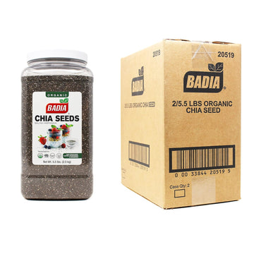 Badia Organic Chia Seed, 5.5 Pound (Pack of 2)