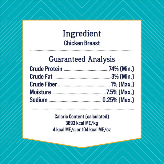 Stewart Freeze Dried Dog Treats, Chicken Breast, 11.5 Oz, Grain Free & Gluten Free, Resealable Tub, Single Ingredient, Training Treat In Beef Liver, Salmon, Chicken Liver & Chicken Breast 4, 14, 21 Oz