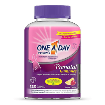 One A Day Women’S Prenatal Multivitamin Gummies Including Vitamin A, C, D, B6, B12, Folic Acid & More, Supplement For Before And During Pregnancy