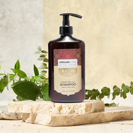 Arganicare | Growth Accelerator Shampoo | Brings Strength And Resistance To Hair | Stimulates Growth | Nourishes And Hydrates Hair | Made In France | Set Of 2X400Ml