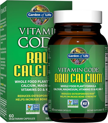 Garden of Life Raw Calcium Supplement for Women and Men - Vitamin Code