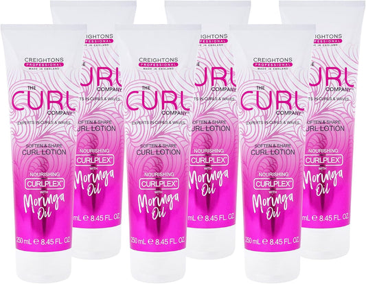 The Curl Company 6 x 250ml Multipack Soften and Shape Curl Lotion, Professionally Formulated with Curplex and Nourishing Moringa Oil, Eliminates Frizz, Leaves Hair Soft & Smooth, Vegan & Cruelty Free : Amazon.co.uk: Beauty