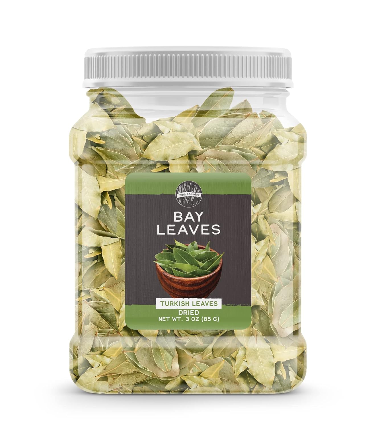 Birch & Meadow 3 Oz Of Whole Bay Leaves, Turkish Bay Leaves, Savory, Soups & Sauces