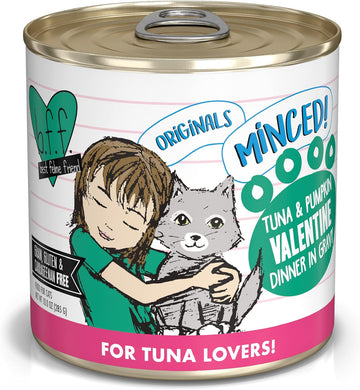 Weruva Best Feline Friend (B.F.F.) Grain-Free Cat Food, Tuna & Pumpkin Valentine, 10-Ounce Can (Pack Of 12)