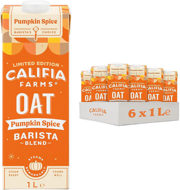Califia Farms Pistachio Oat Barista Blend With Calcium - Dairy Free, Lactose Free, Vegan (6 X 1L)