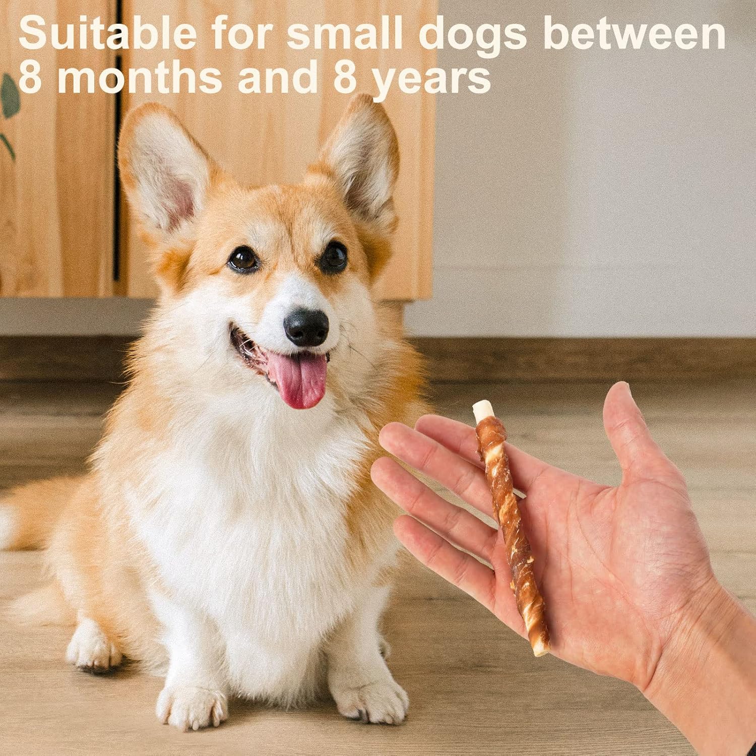 MON2SUN 5 Inch Duck Wrapped Rawhide Dog Treats for Puppy and Small Dogs, Promotes Dental Health, Dog Snacks 8.82 oz : Pet Supplies