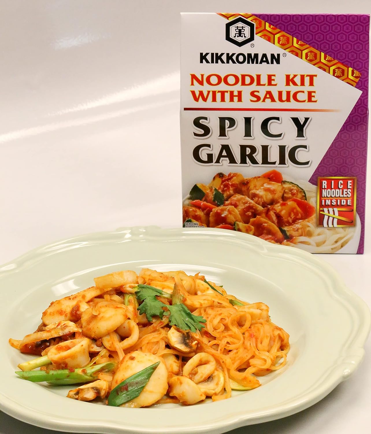 Kikkoman Kit Noodle Spicy Garlic, 4.8 Oz (Pack Of 6)