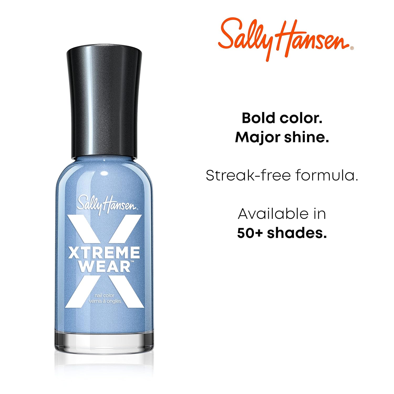 Sally Hansen Xtreme Wear Nail Polish, Streak-Free, Shiny Finish, Long-Lasting Nail Color, Aloe-ha, 0.12 fl oz : Beauty & Personal Care