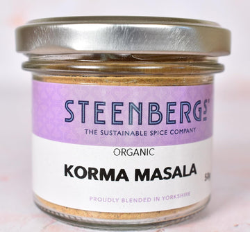 Steenbergs Organic Korma Masala Curry Mix Standard Jar 50G