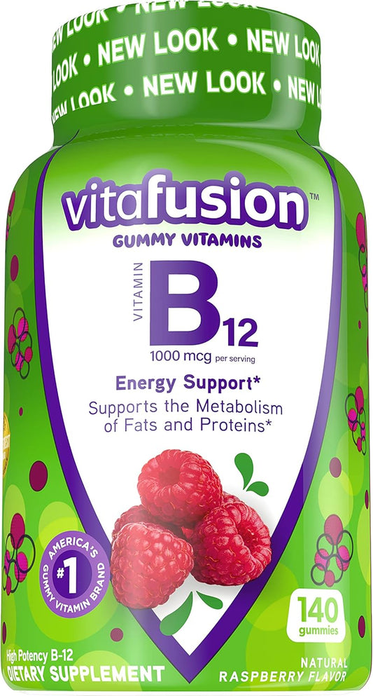 Vitafusion B-12 1000mcg Gummy 140 Count (Pack of 2)