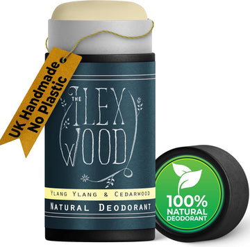 The Ilex Wood - Lavender And Lemon Natural Deodorant - 70Ml. Natural Deo In Eco Friendly Cardboard Tube, Vegan, No Plastic, No Alcohol, No Toxins, No Aluminium Salts & Cruelty Free For Women & Men