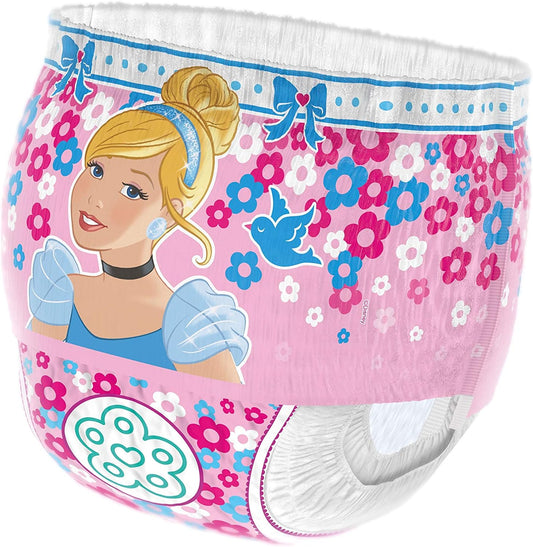 Huggies Pull-Ups, Trainers Day Nappy Pants For Girls - 2-4 Years, Size 6-7 Pull Up Nappies (40 Pants) - Essential Pull-Ups For Easy Toilet Training - Learn Wet From Dry