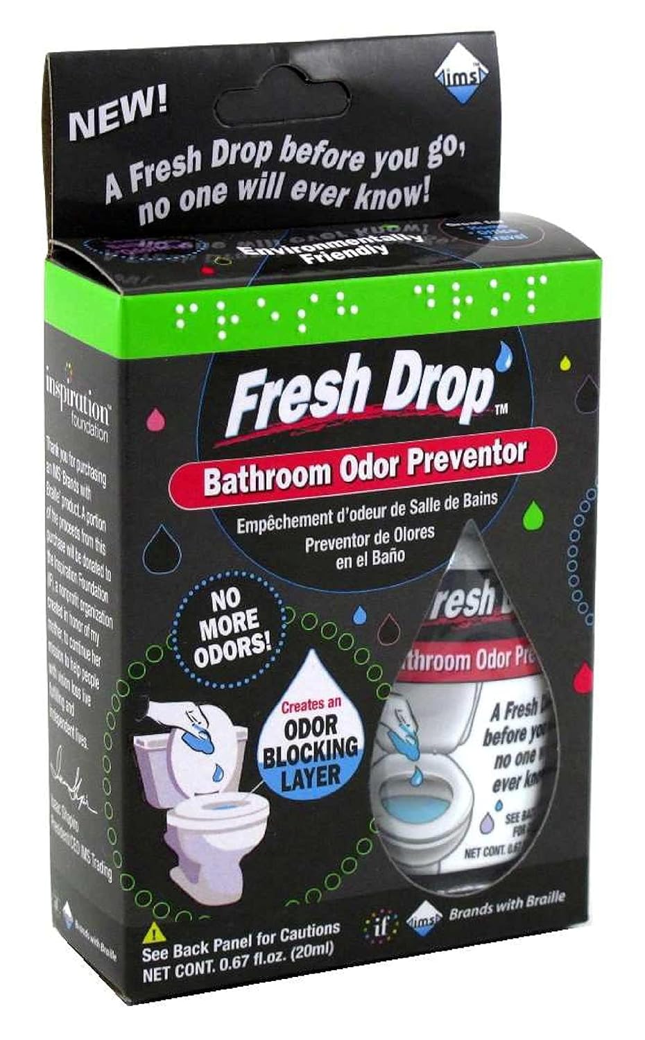 Cleanlogic Fresh Drop Bathroom Odor Preventor 1 ea (Pack of 6)