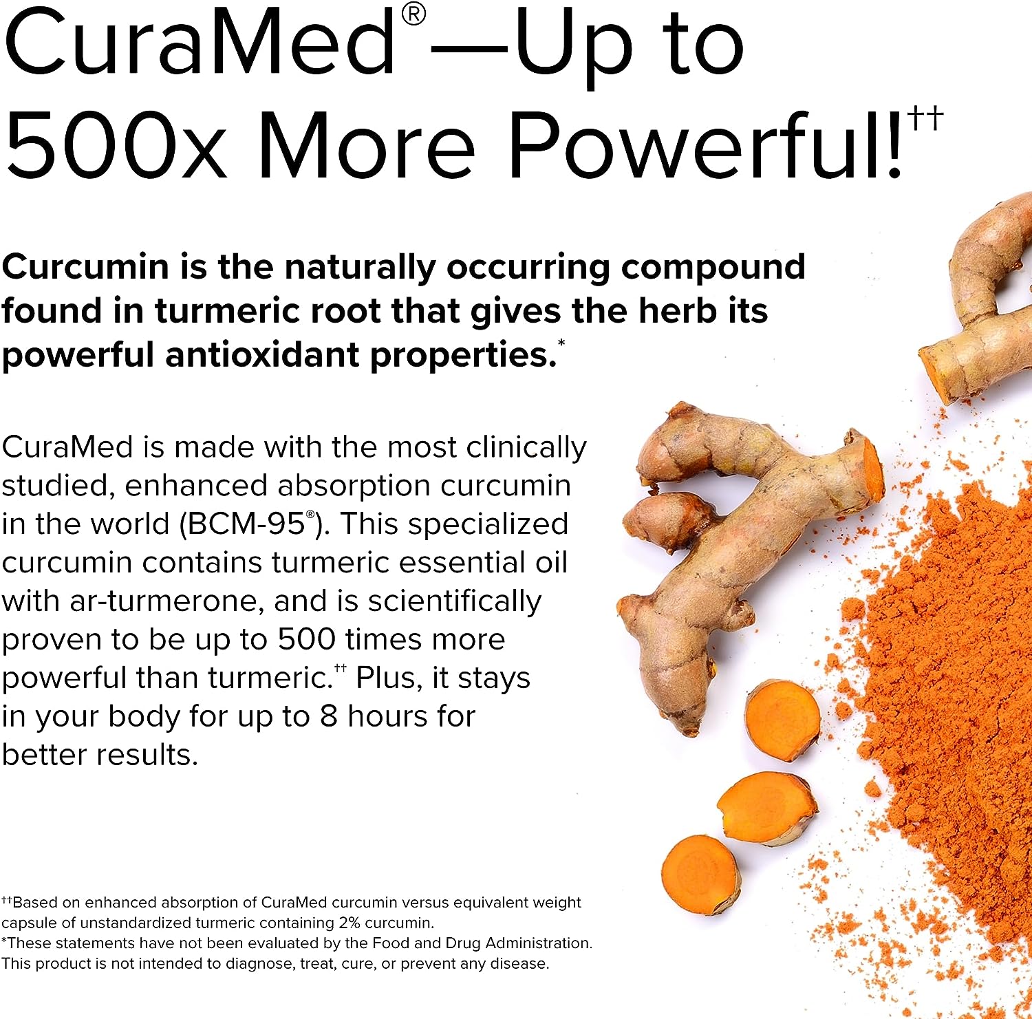 Terry Naturally CuraMed 750 mg Curcumin Complex - 60 Softgels - Superior Absorption BCM-95 - Non-GMO, Gluten Free, Halal - 60 Servings : Health & Household