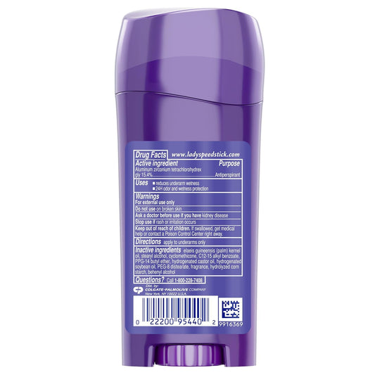 Lady Speed Stick Antiperspirant Deodorant, Invisible, Powder - 2.3 Oz