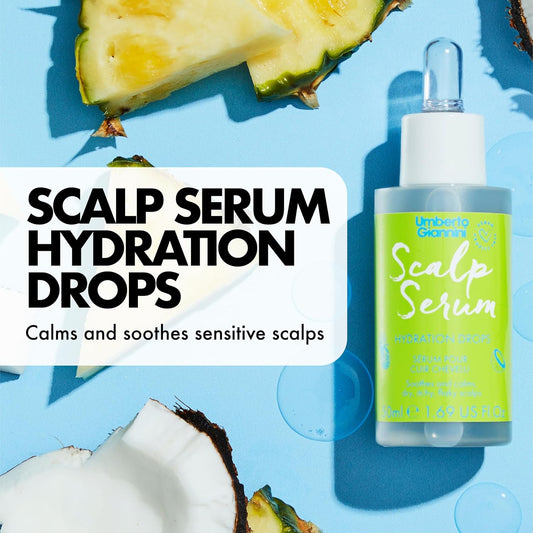 Umberto Giannini Scalp Serum 50Ml - Exfoliating Liquid Scalp Scrub For Sensitive Scalps - Vegan & Cruelty Free, Clear