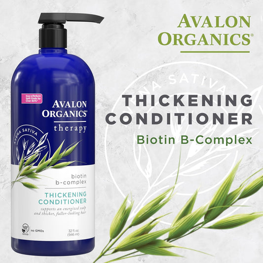 Avalon Organics Therapy Thickening Conditioner, Biotin B-Complex, 32 Oz