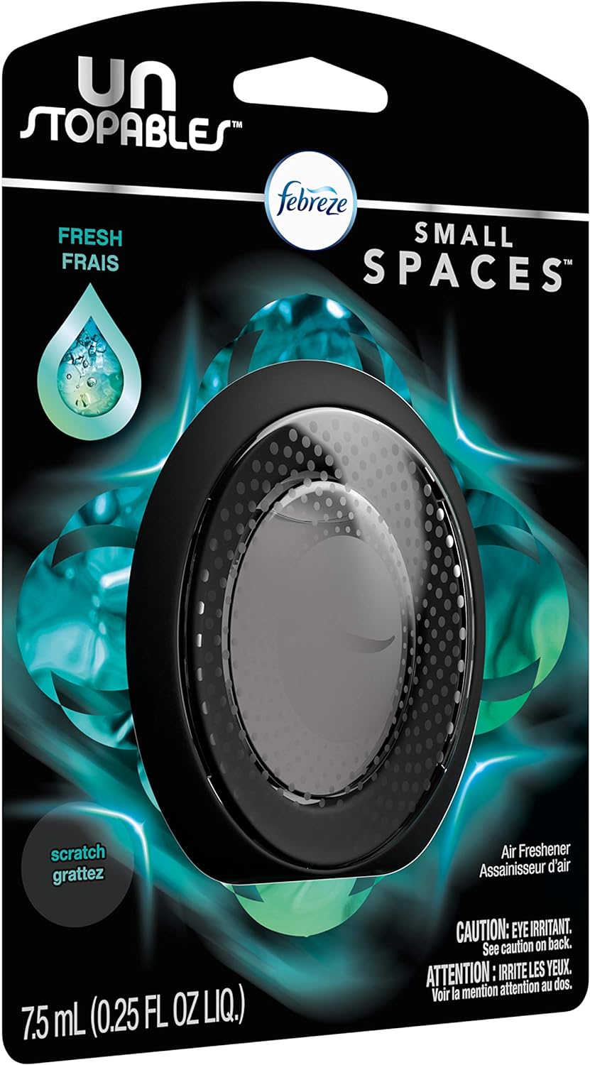 Febreze Small Spaces Unstopables, Air Freshener, Fresh, 1 count : Health & Household