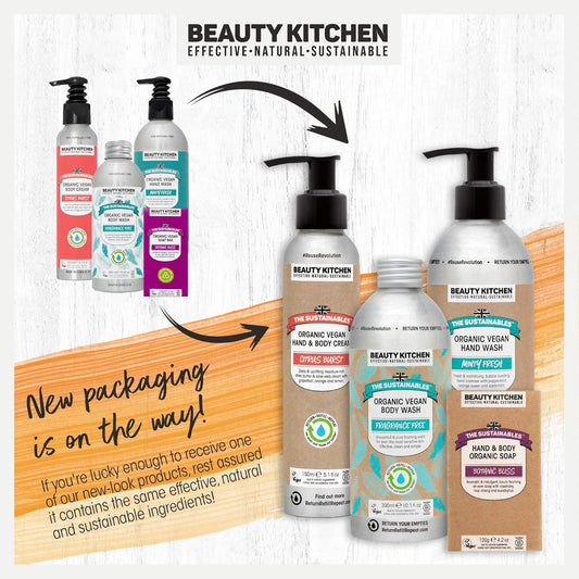 Beauty Kitchen - The Sustainables Everyday Gentle Organic Shampoo 300Ml - Mild And Nourishing Hair Cleanser - Organic Ingredients - Gentle Formula
