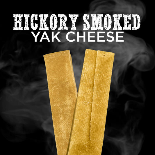 Premium Hickory Smoked 100% Natural Himalayan Yak Cheese For Dogs - No Additives, Lactose Free, Vegetarian Yak Bones For Dogs - Yak Cheese Himalayan Dog Chews Large, Long-Lasting Chews - Large 4 Pack