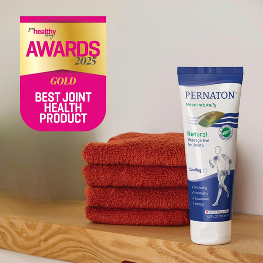 Pernaton Natural Cooling Gel For Joint Massage, Green Lipped Mussel Gel Supports Natural Joint Health And Flexibility, With Original Perna Extract, 125Ml