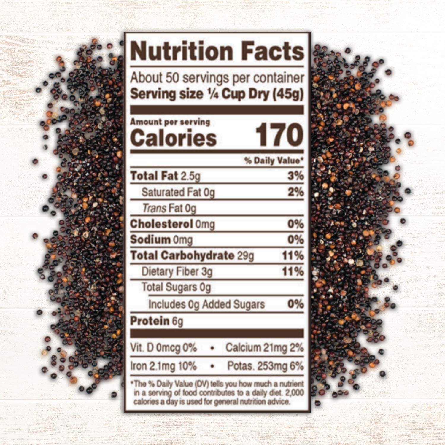 Roland Foods Black Quinoa from Peru, Pre-washed, 5 Lb Bag : Dried Quinoa : Grocery & Gourmet Food