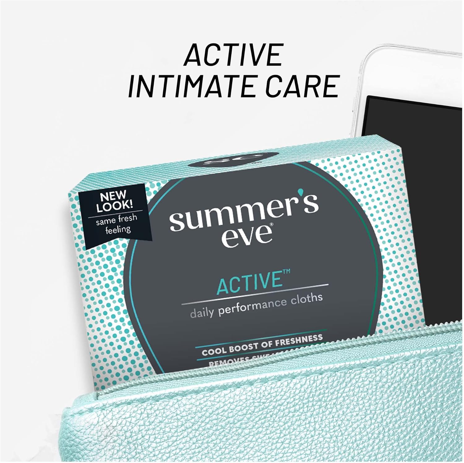 Summer's Eve Active Daily Performance Feminine Wash & Wipes Bundle : Health & Household