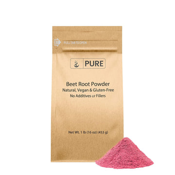 Pure Original Ingredients Beet Root Powder (1Lb) Smoothies, Rich Color, Non-Gmo, Folate