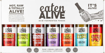 Eaten Alive Award Winning Fermented Hot Sauce - The Complete Collection (7 X 150Ml)