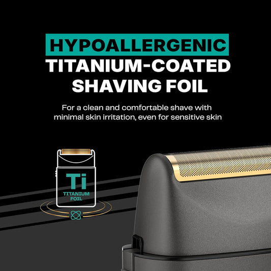 Conair Men Foil Shaver For Face | Men'S Facial Hair Groomer | Hypoallergenic And Cordless | Portable, Battery Powered For Travel