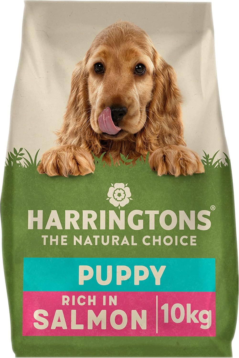 Harringtons Complete Dry Puppy Food Salmon & Rice 10kg - Made with All Natural Ingredients?HARRPUPS-10