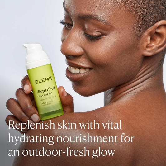 Elemis Superfood Day Cream 50Ml – Prebiotic Moisturiser For Radiant, Healthy-Looking Skin – Hydrating Daily Face Cream With Antioxidants – For All Skin Types