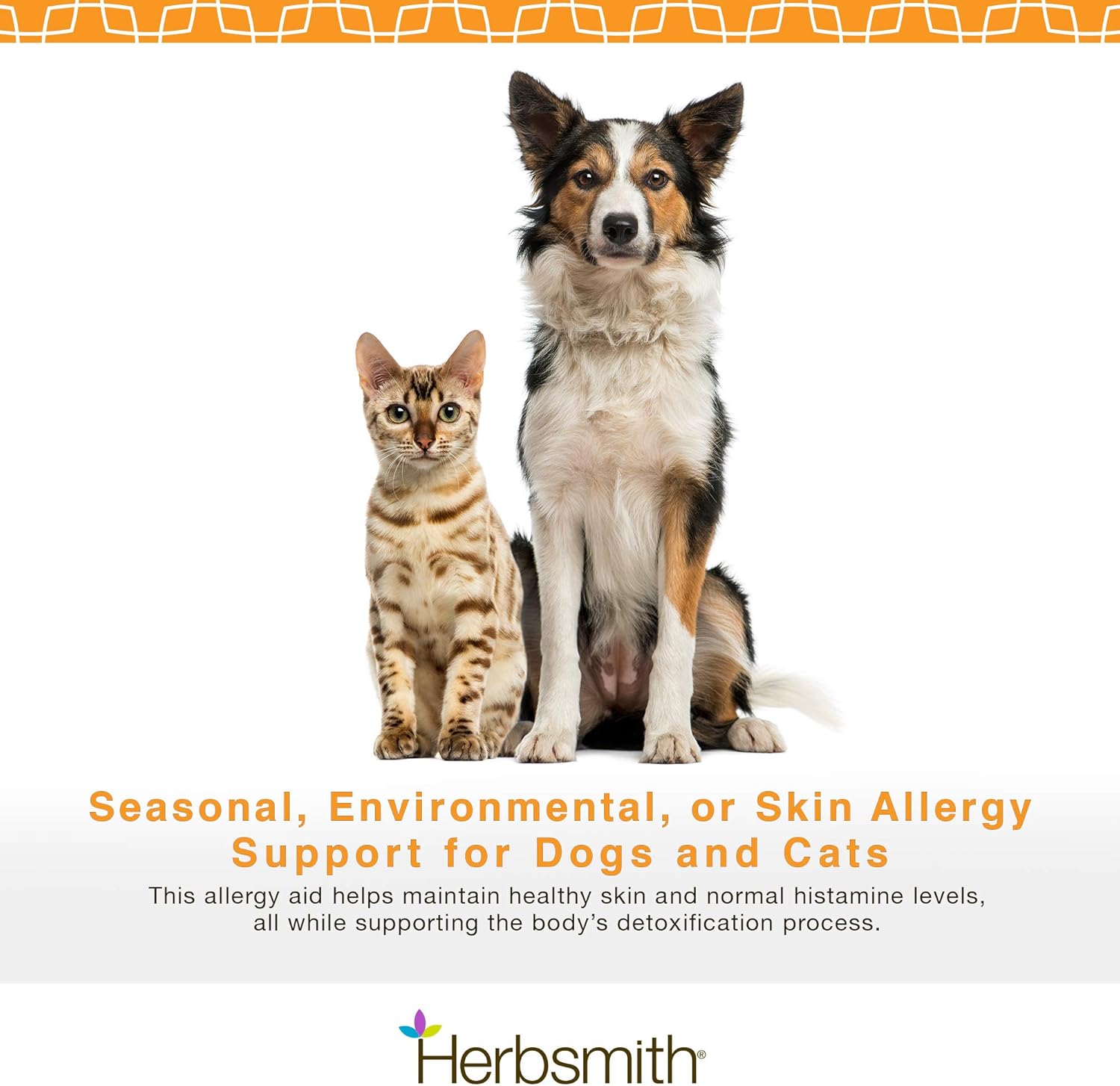 Herbsmith Clear Allerqi – Allergy Aid For Cats And Dogs – Pet Allergy Support – Anti Itch Pills For Dogs And Cats – 150G Powder : Pet Herbal Supplements : Pet Supplies