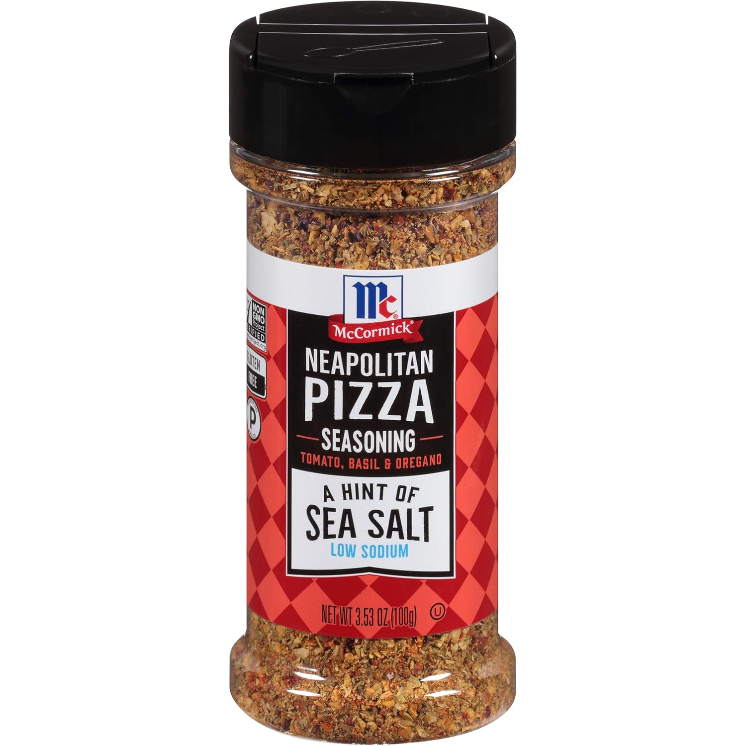 Mccormick A Hint Of Sea Salt Neapolitan Pizza Seasoning, 3.53 Oz (Pack Of 6)