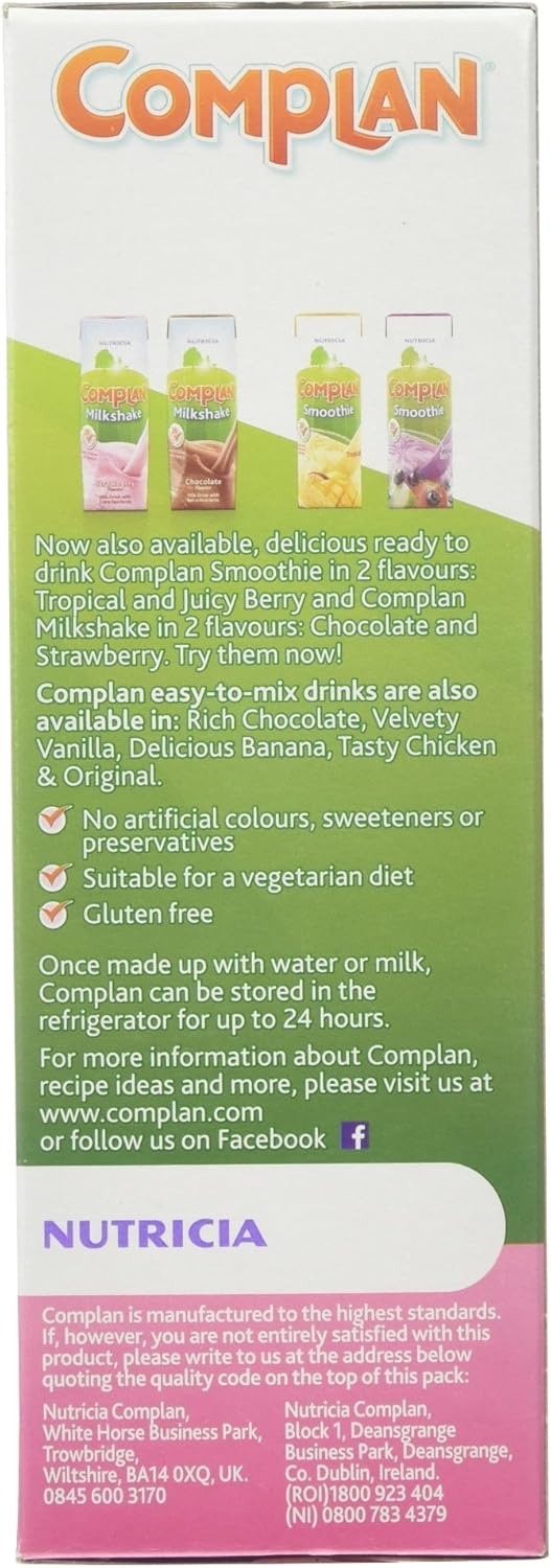 Complan Summer Strawberry Flavour Drink, 4 X 55G