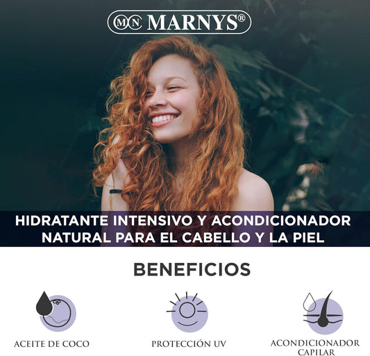 Marnys 100% Pure Coconut Oil 500Ml Marnys-Pure Oils Collection 500G