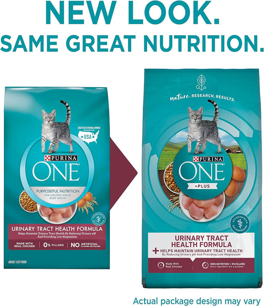 Purina ONE High Protein Dry Cat Food, +Plus Urinary Tract Health Formula - 16 lb. Bag