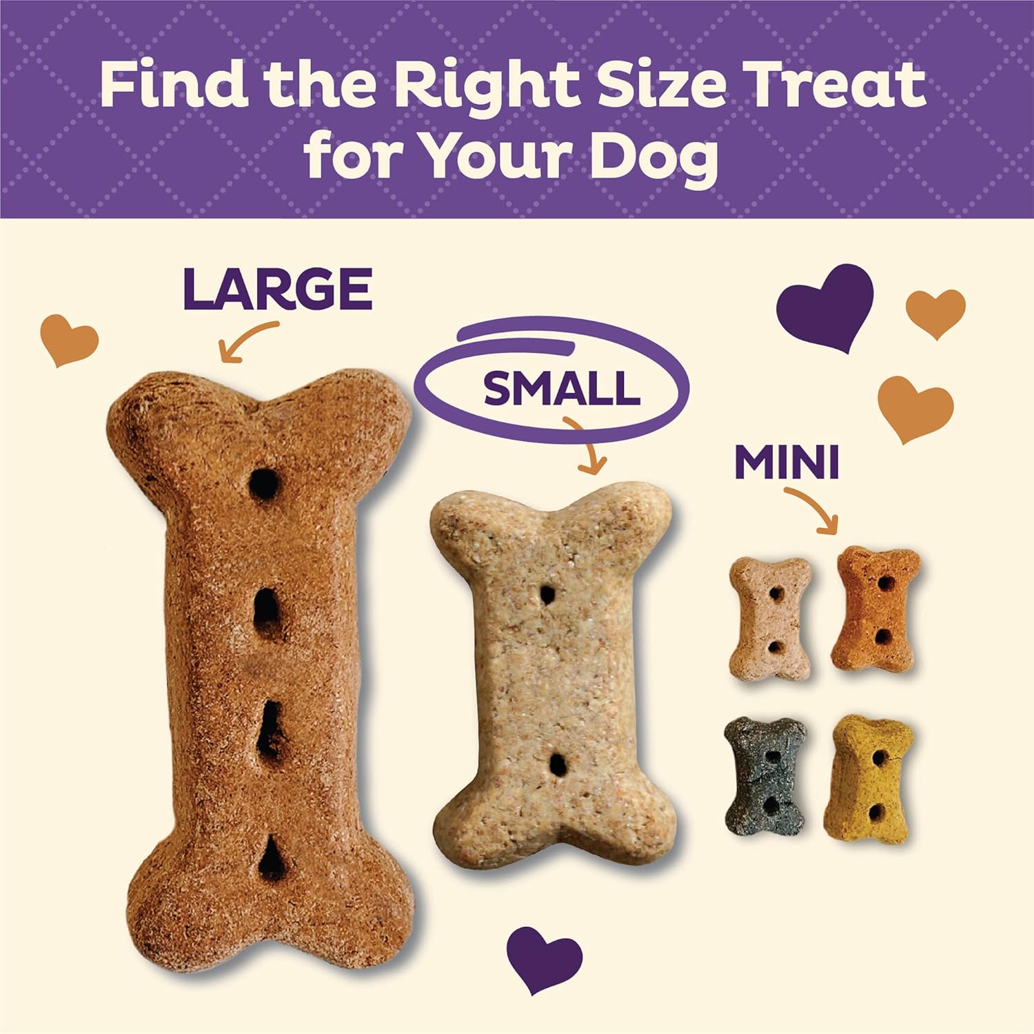 Old Mother Hubbard by Wellness Classic P-Nuttier Natural Dog Treats, Crunchy Oven-Baked Biscuits, Ideal for Training, Small Size, 20 pound bag : Pet Snack Treats : Pet Supplies