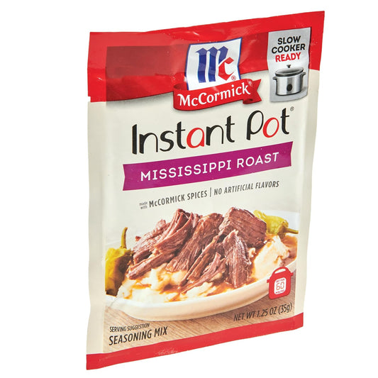 Mccormick Instant Pot Mississippi Roast Seasoning Mix, 1.25 Ounce (Pack Of 12)