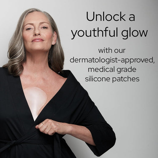 Sio Beauty Chestlift - Wrinkle-Smoothing, Medical-Grade Silicone Patches For Chest Fine Lines - Reusable Up To 10X - Cruelty-Free & Environmentally-Friendly Hydrating Beauty Patches - 2 Patches