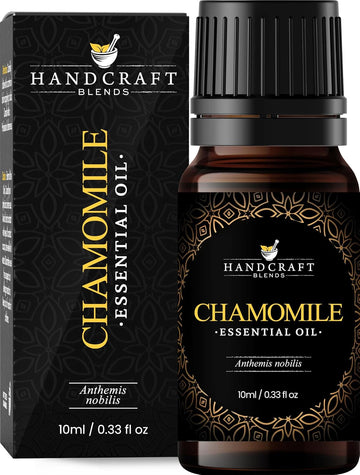 Handcraft Blends Chamomile Essential Oil - 100% Pure And Natural - Premium Grade Essential Oil For Diffuser And Aromatherapy - 0.33 Fl Oz